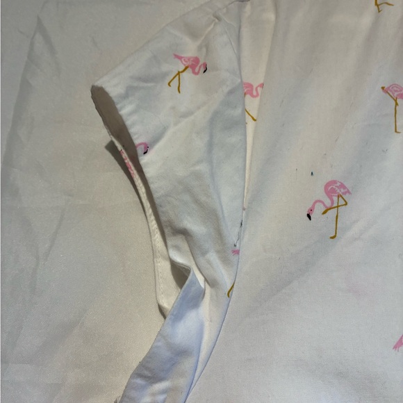 Jak & Rae Flamingo Print Shirt size Medium - Picture 3 of 10